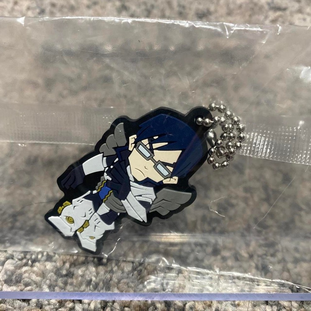 My Hero Academia Rubber Keychain Tenya Iida Anime Collectible Blue New